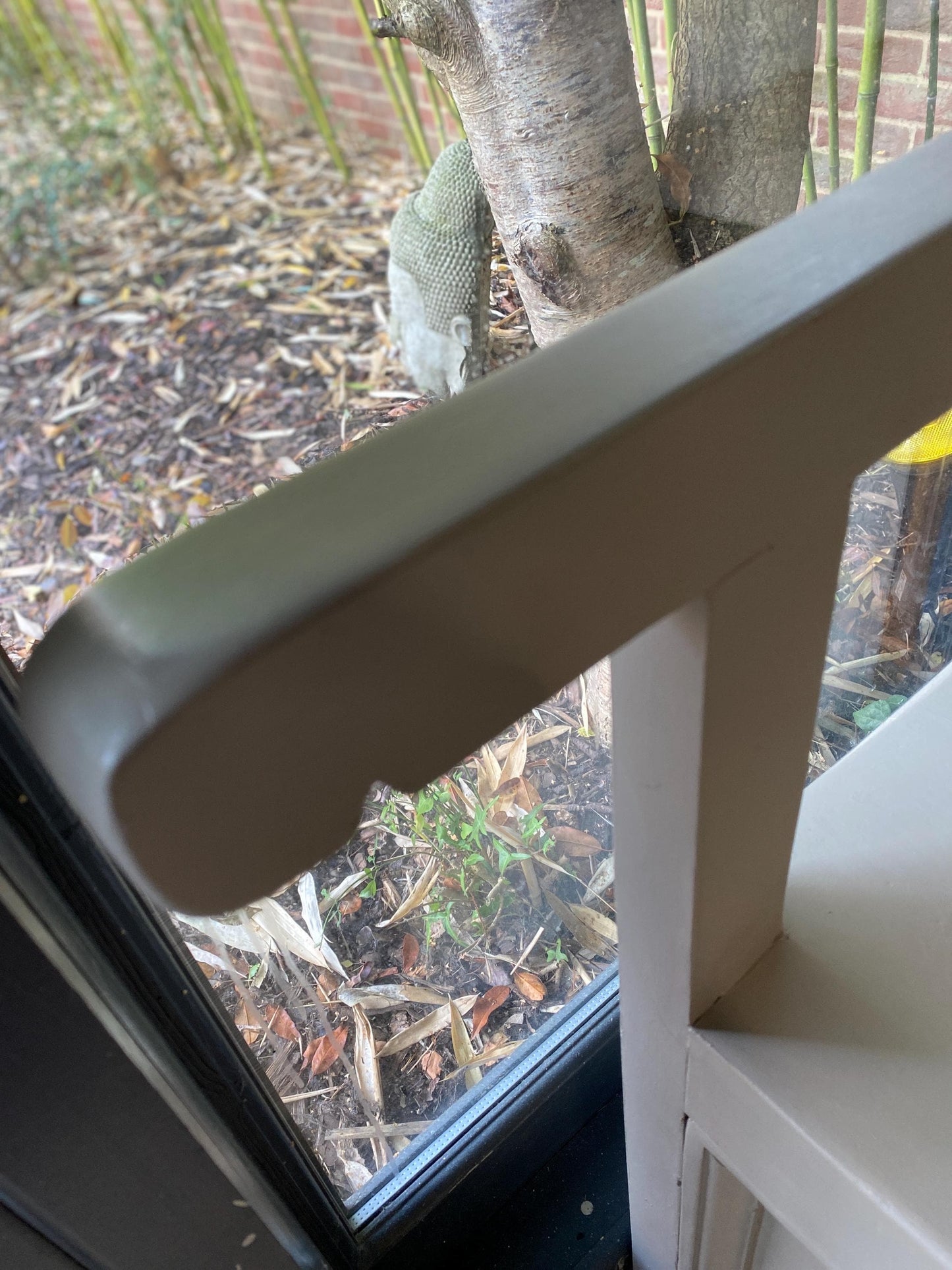 Vintage pine bench with storage drawers hand painted in grey