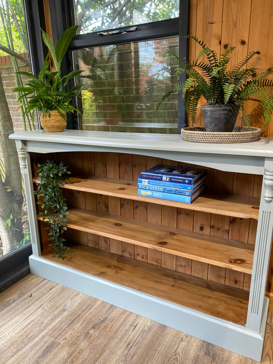 Hand Painted Wide Bookcase