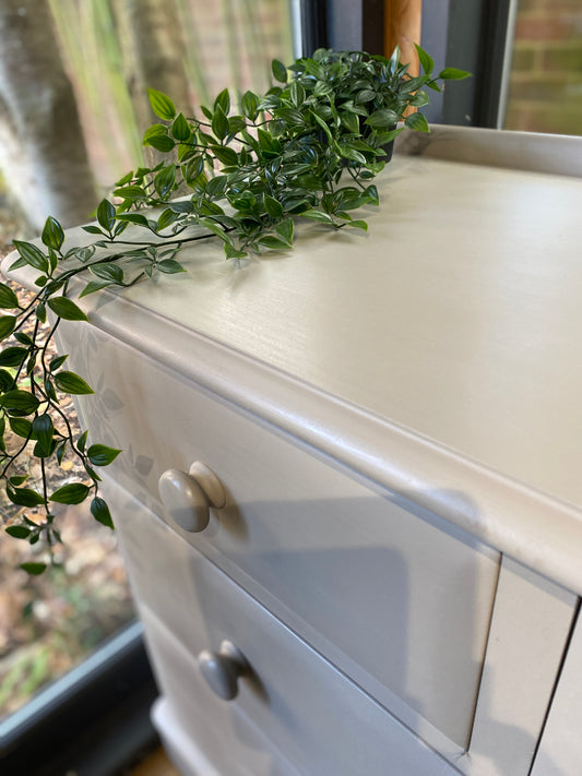 Chest of Drawers hand painted in a neutral